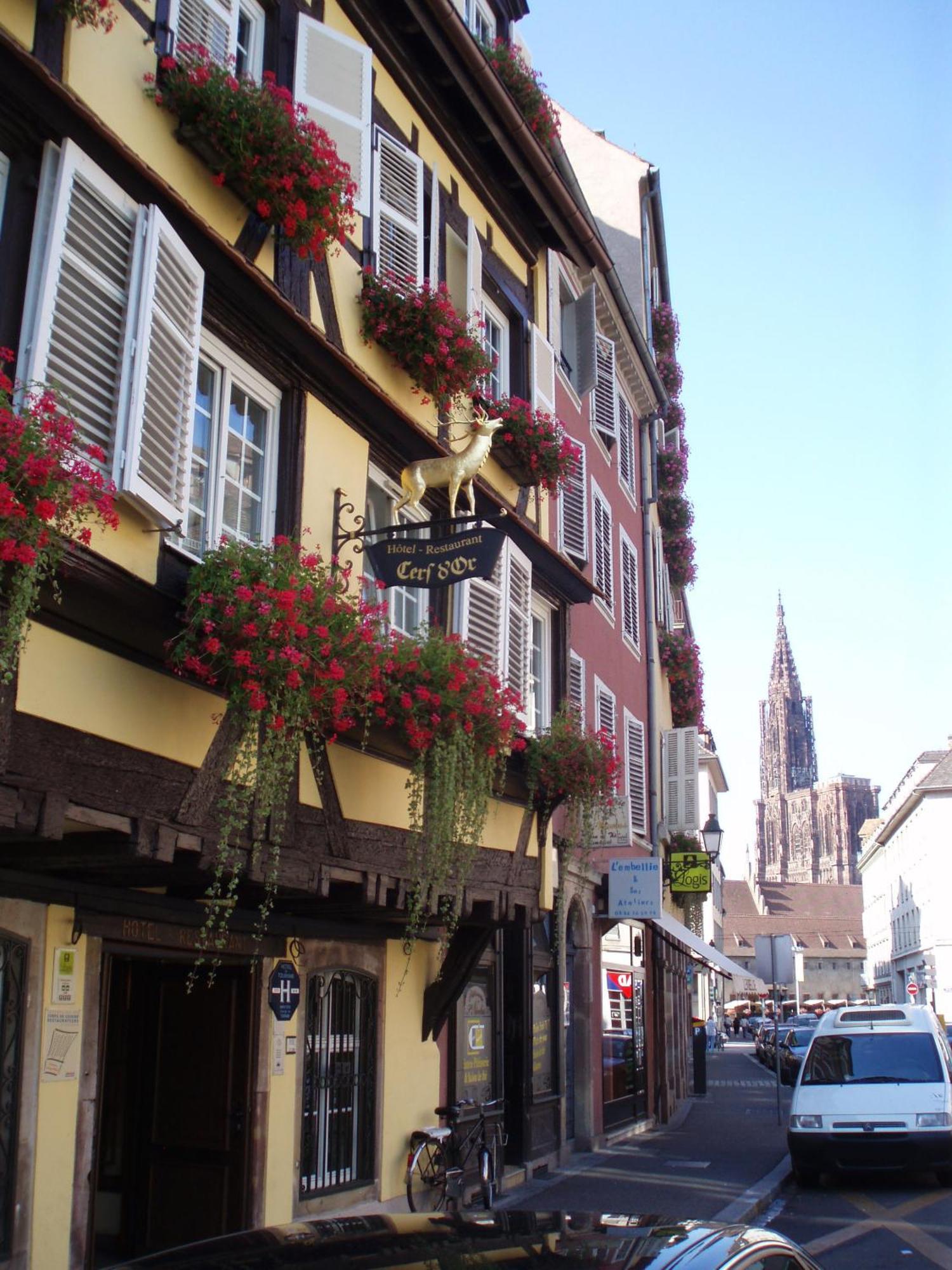 Logis Hotel Restaurant Au Cerf D'Or Strasbourg Ngoại thất bức ảnh