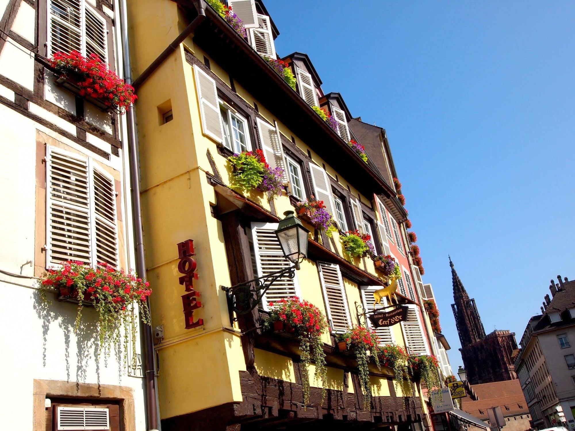 Logis Hotel Restaurant Au Cerf D'Or Strasbourg Ngoại thất bức ảnh